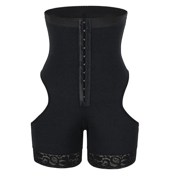 High Waist Butt Lifter age Control Trosor Booty Lift Dragande Underkläder Shaper Träning Waist trainer Korsett Shapewear, svart M