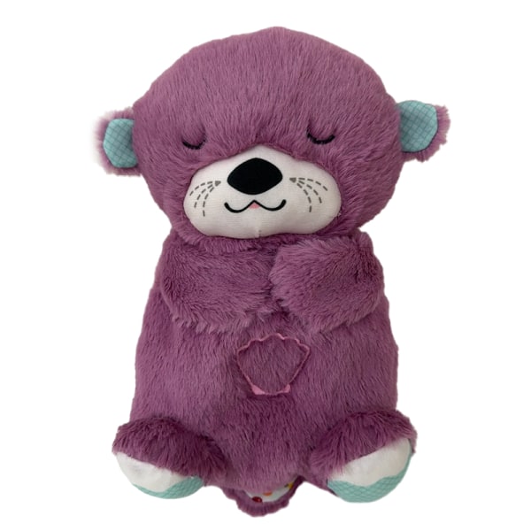 Baby Soothe 'N Snuggle Otter Breathe Otter Plyslegetøj Rose red