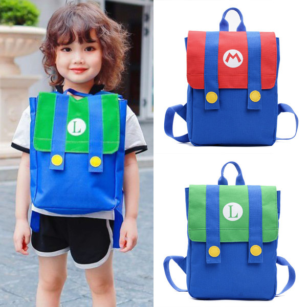 Super Mario Bros. Barnryggsäck red