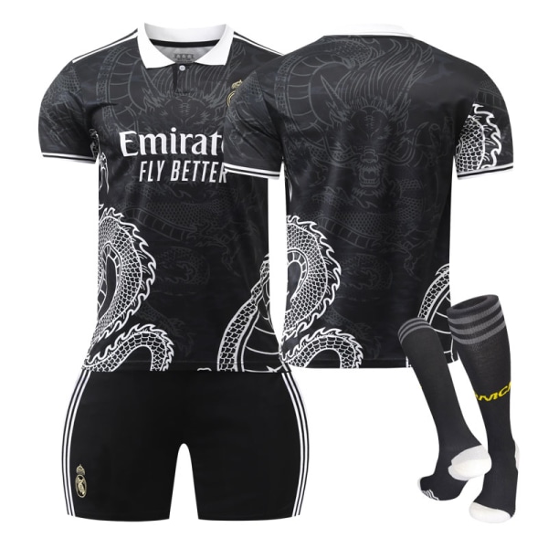 23-24 Real Madrid fodboldtrøje dragt mønster version børn og voksne sæt sportshold uniform nr. 0 no number 22