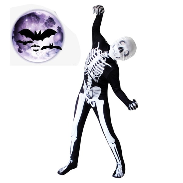 Unisex halloween-kostymetrykk Bodysuit Skinny Jumpsuit 120cm
