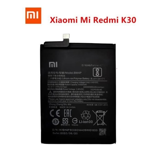 Xiaomi Redmi K 30 batteri