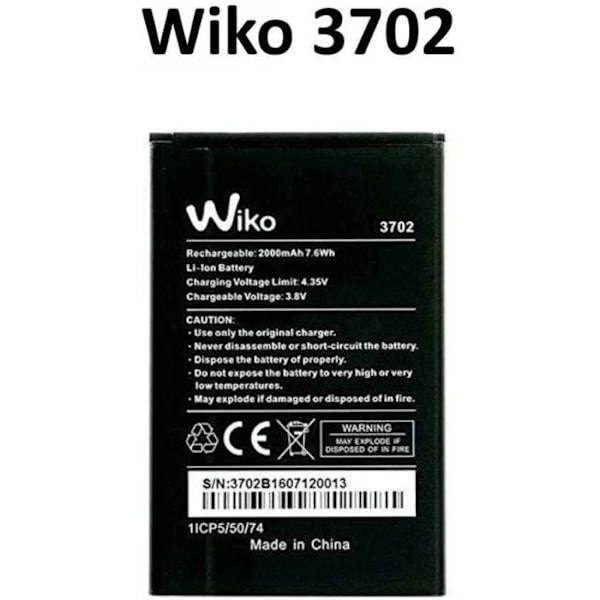 Wiko 3702 akku - Wiko Lenny 2