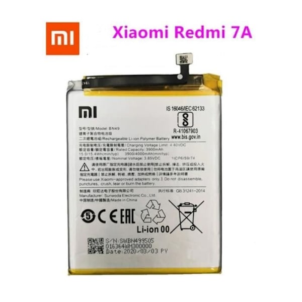 Xiaomi Redmi 7A batteri