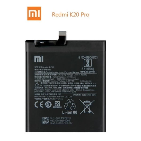 Xiaomi Redmi K 20 Pro batteri