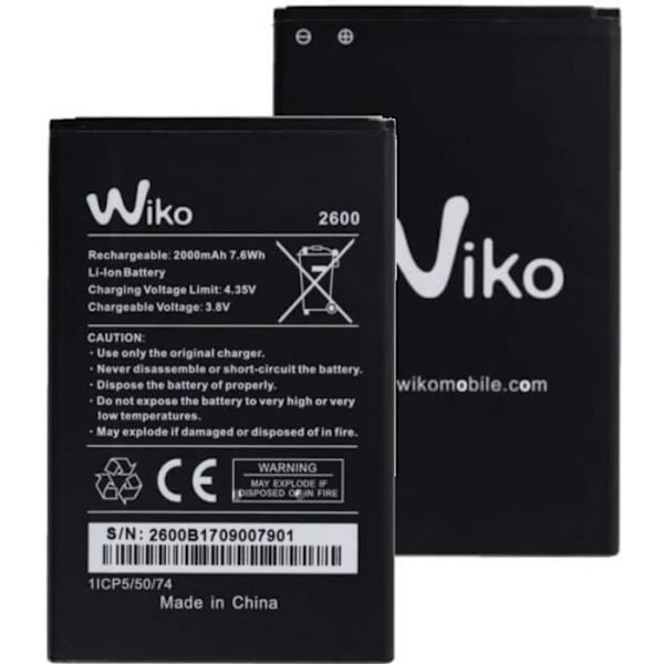 Wiko 2600 batteri