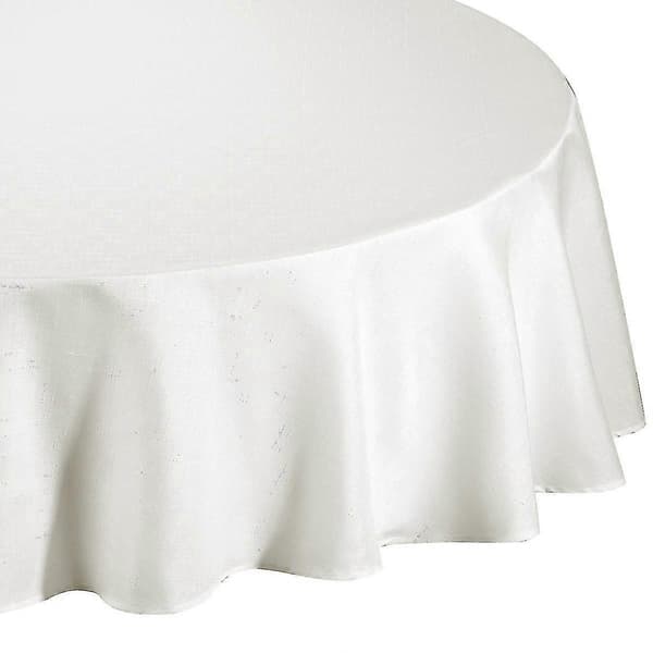 Mörkgrön duk bordsduk bröllopsfest födelsedagsöverdrag tvättbart överdrag polyester 200 cm i diameter
