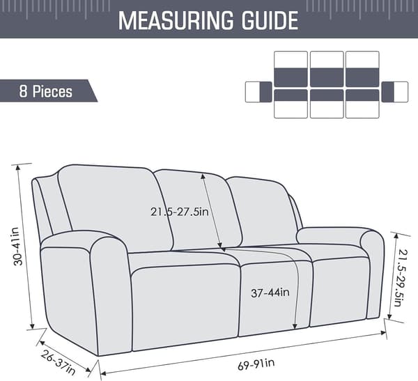 Tresitsig allomfattande elastisk fåtölj sofföverdrag enfärgad polarfleece soffkuddeöverdrag för alla årstider Three-seater