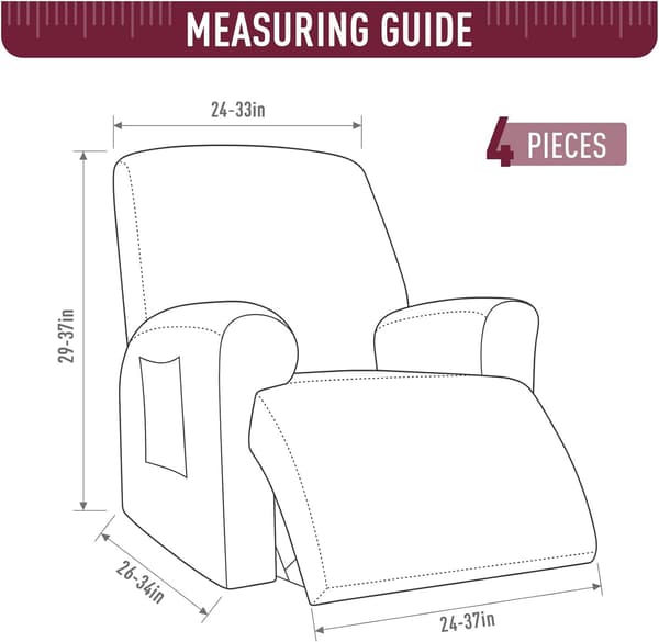 Enkel sits All-inclusive elastiskt överdrag för vilstol enfärgad polarfleece soffkuddsöverdrag för alla årstider Single seat