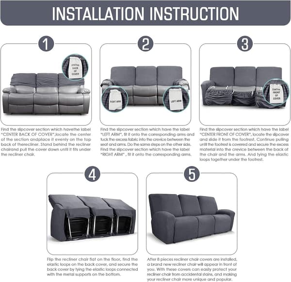 Tresitsig allomfattande elastisk fåtölj sofföverdrag enfärgad polarfleece soffkuddeöverdrag för alla årstider Three-seater