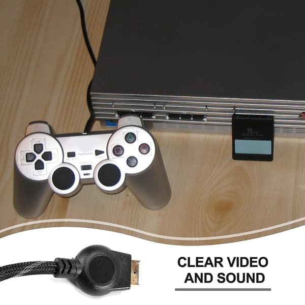 Lämplig för PS2/PS3 komponentkabel 1,8 m Lämplig för PS 2/3 högupplöst spelkabeltillbehör