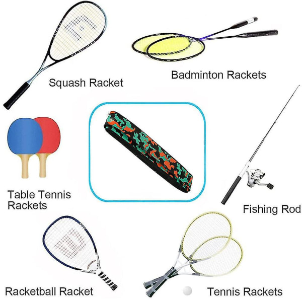 2st Tennis Badminton Racket Grip, Anti Slip Racket Tennis Overgrips Mjuka ersättnings grepptejper 4pcs