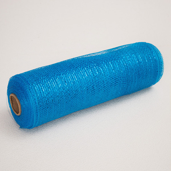 1 rullar 10 tum Yard påsknätband Poly säckväv nätband DIY hantverk dekor Light blue