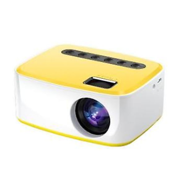 Wifi Native 240p Smartphone Projector Mini Portable Projector Mobile Projector yellow whie