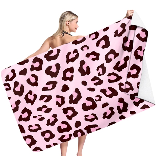 Casual strandhandduk med print i hawaiiansk stil 160*80cm