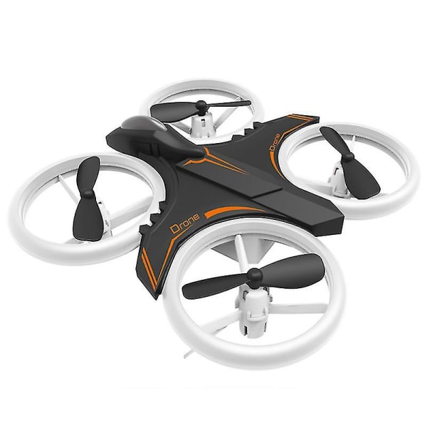 Rc Drone, Bästa drone för barn och nybörjare Lättflygad drone, hopfällbar Rc Helikopter Quadcopter svart