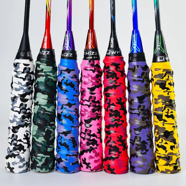 2st Tennis Badminton Racket Grip, Anti Slip Racket Tennis Overgrips Mjuka ersättnings grepptejper 1 each color