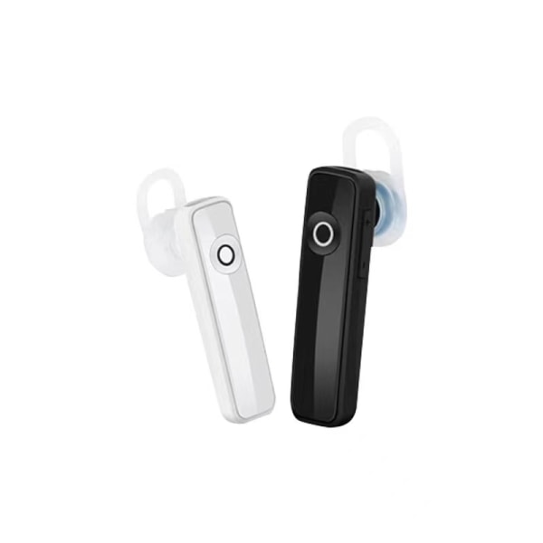 Bluetooth headset Trådlösa mobiltelefoner Öronsnäcka V4.1 med mikrofonbrusreducerande handsfree hörlurar för bilkörning white