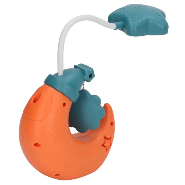 Presenter till barn Pennhållare Skrivbordslampa USB laddning Ögonskydd Tecknad LED-bordslampa med spegel Elektronisk klocka för barn Orange mirror + charging cable
