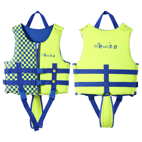 Badväst för toddler , flytväst för småbarn, simväst för barn med flytande baddräkt Badkläder med justerbar säkerhetsrem för unisex -barn yellow XL