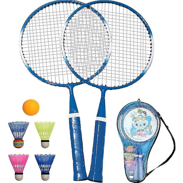 1 par badmintonracket f r barn sportspel inomhus utomhus pink