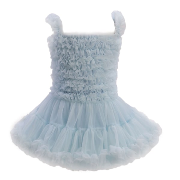 Tutu Klänning Sommar Baby Princess Klänning blue 100