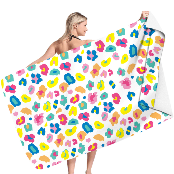 Casual strandhandduk med print i hawaiiansk stil 160*80cm