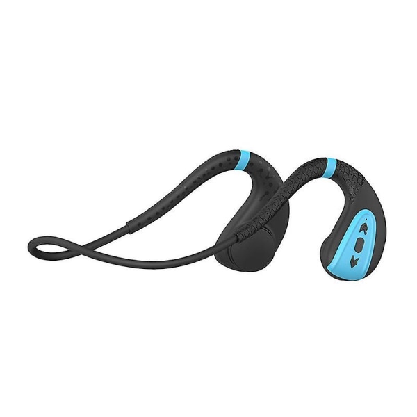 Benledning Sport Bluetooth Headset Ipx8 Vattentät simning blue