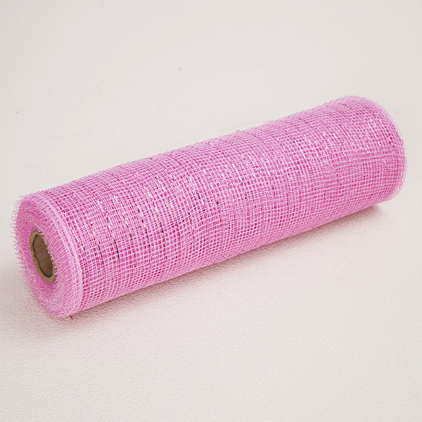 1 rullar 10 tum Yard påsknätband poly jute nätband DIY hantverk dekor Milk white