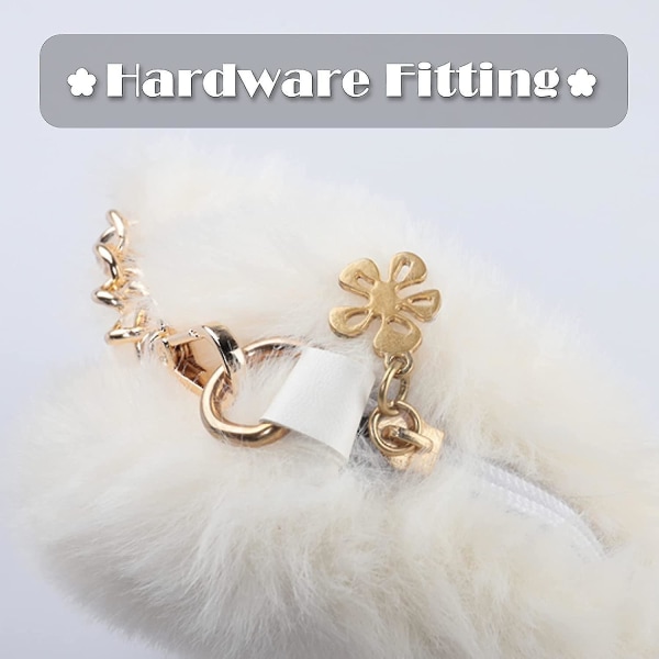 Fuskpälsväska Furry Clutch Hjärtformad handväska Fluffig kvällsväska Crossbody-väska Top-handtag Väska för kvinnor tjej khaki