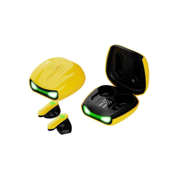 X16 Trådlöst Bluetooth headset In-ear Low Latency X15 Gaming Headset yellow