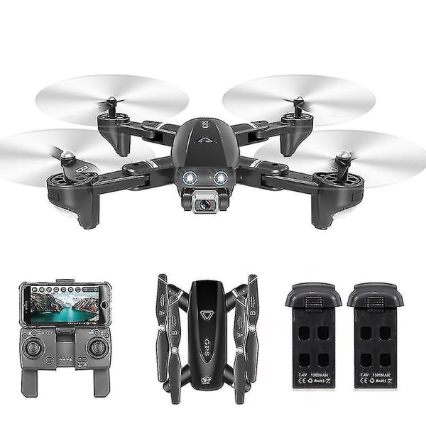 S167gps Drone With Camera Wifi Fpv Drone Waypoint Flight Camera 2battery 