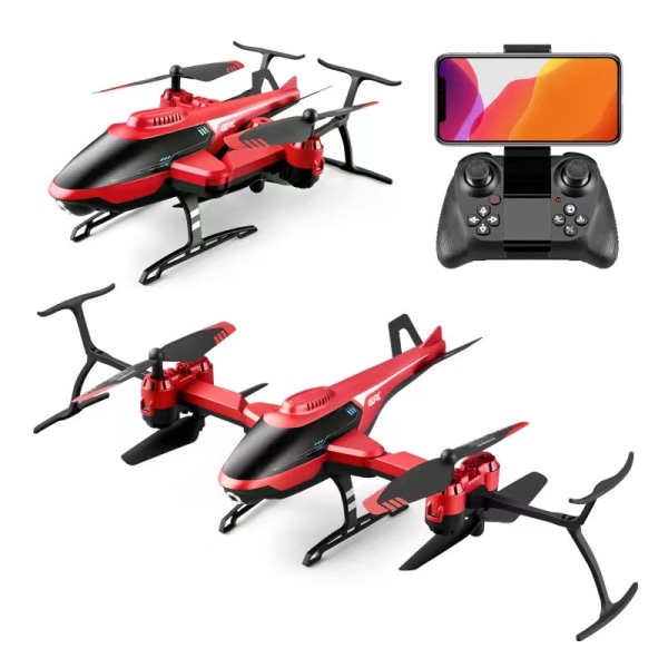 Drone Clearance 10 Mini Drone med 4k Hd vidvinkelkamera Wifi Fpv Professionell Drone hopfällbar Rc röd 2battery