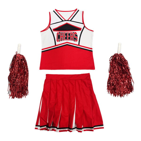 Cheerleading klädsel cheer red M