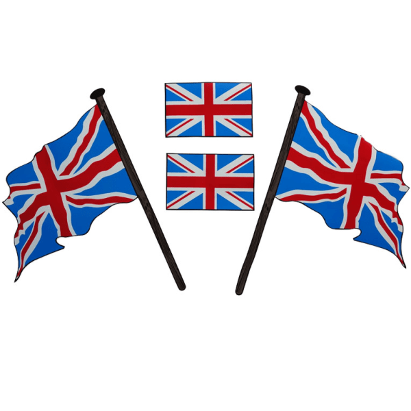 Flaggdekal - Engelska Flaggan
