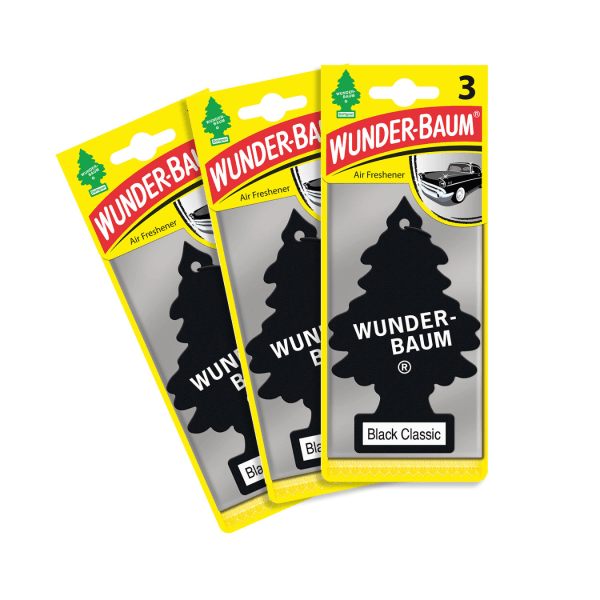 Black Classic Wunderbaum - 3-pack