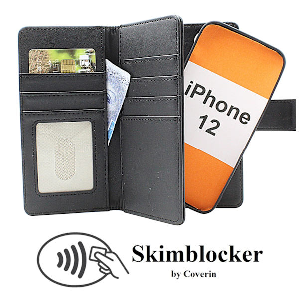 Skimblocker iPhone 12 XL Magnetic Wallet Case
