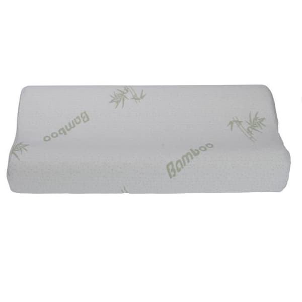 Ergonomisk Hukommelsesskum Pude, Rebound Pude, Bambusfiber, Sund Søvn