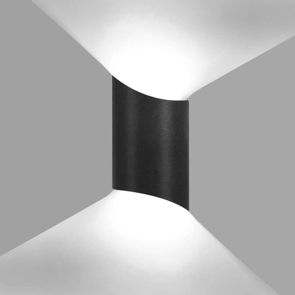 10W Vanntett Moderne LED Vegglampe Opp Ned Aluminium