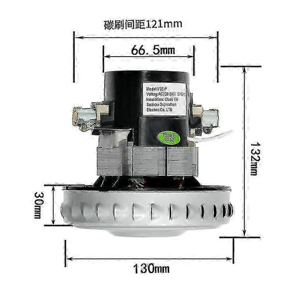 220V 1400W Støvsugermotor for Deerma Støvsuger - Erstatning