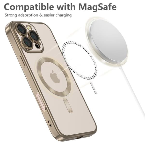 Tech-Protect Mobilskal til iPhone 16 Pro Magsafe Magflex - Shiny Desert Brun 70