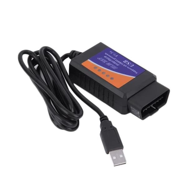 ELM327 OBDII OBD2 CAN-BUS USB Auto Diagnostisk Kode Scanner Læser Værktøj V1.5