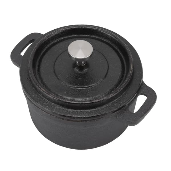 Traditional Double Dutch Oven Thickened Cast Iron Pot 20CM Diameter