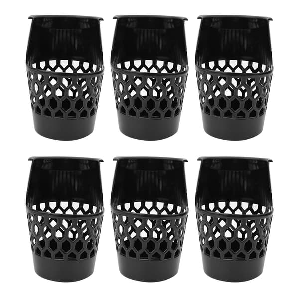 6 Pcs Durable Practical Plastic Snooker Basket Home Entertainment Billiard Ball Storage Pocket Pool Table Accessories 20CM