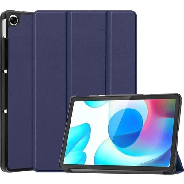 Stødsikkert etui til Realme Pad 10.4 - Tabletetui med tredobbelt stativ - Mørkeblå