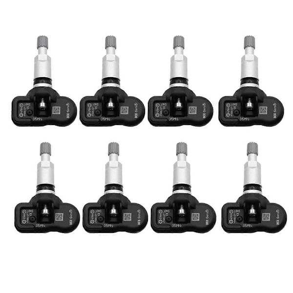8 stk. Programmerbar TPMS dæktrykssensor 315MHZ Universal Programmerbar TS408 TS508 ITS600 MX Sen