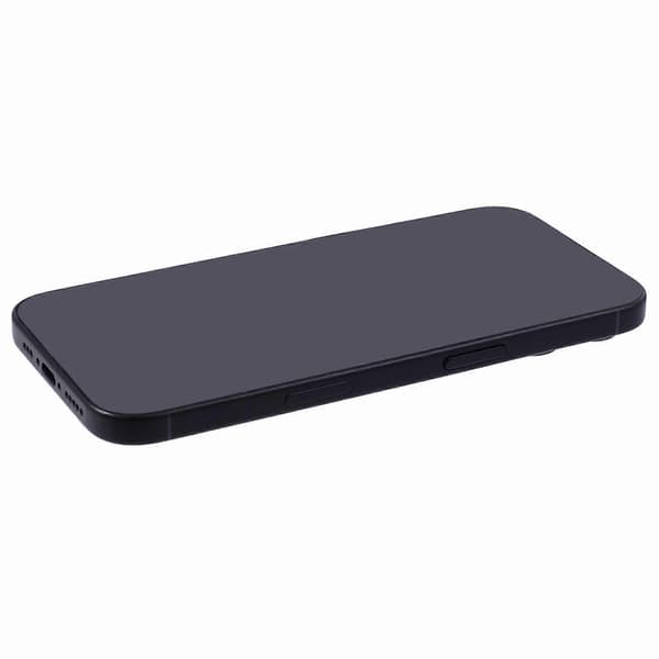 Dummy telefon til iPhone 16 Plus med sort skærm, legetøj 1:1, virker ikke Black Black