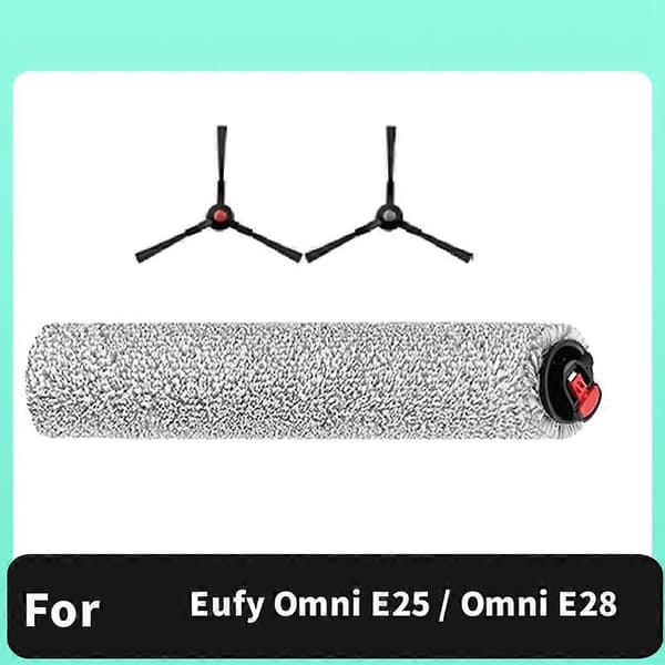 Til Eufy Omni E25 / Omni E28 robotstøvsuger rengørings reservedele sidebørste hovedbørste
