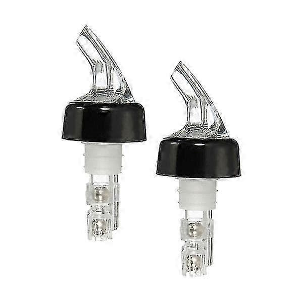2-pack Mät Hällare 20ml Mät Hällpip Droppskydd Flaskpip Svart