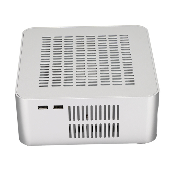 Desktop Computer Case Good Heat Dissipation Exquisite Compact Mini HTPC Case for Home Video Computer